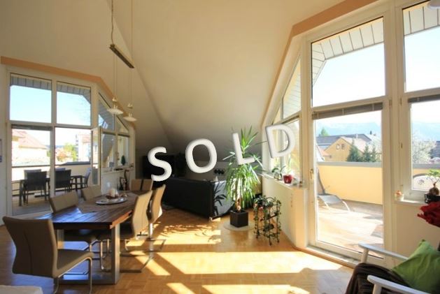 SOLD – Beautiful apartment with roof terrace near the centre of Villach